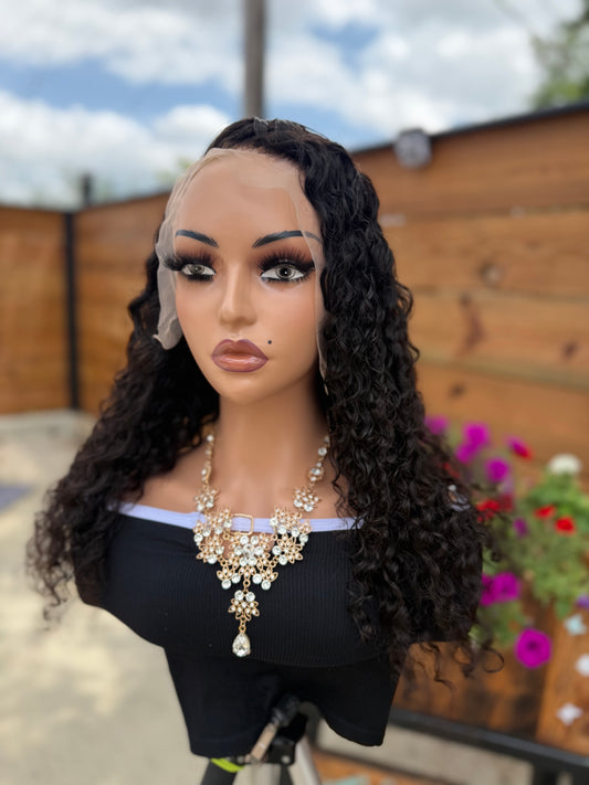 “Melissa” Deep Curly Frontal Unit