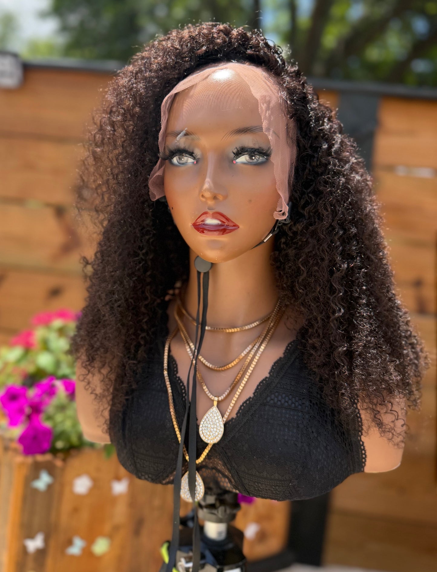 “Vanessa” Kinky Curly Frontal Unit