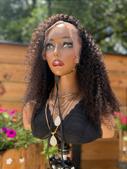 “Vanessa” Kinky Curly Frontal Unit