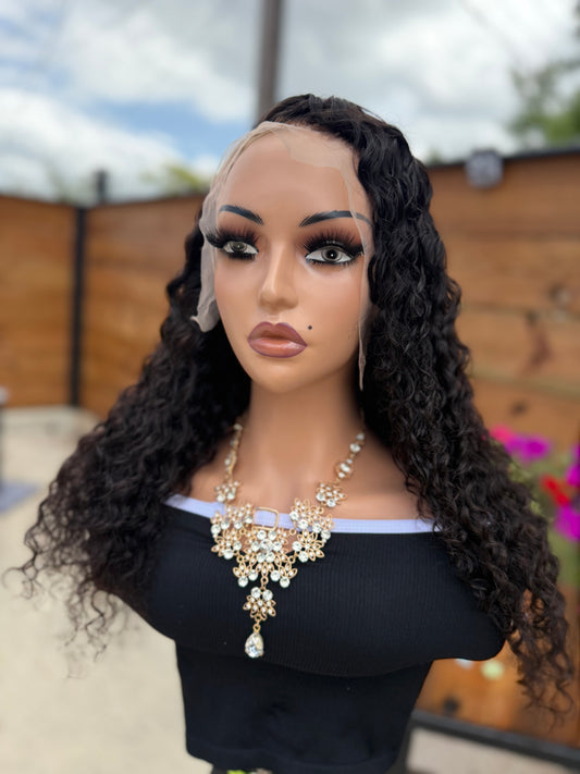 “Melissa” Deep Curly Frontal Unit