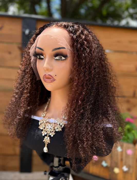 “Carmen” Kinky Curly Frontal Unit