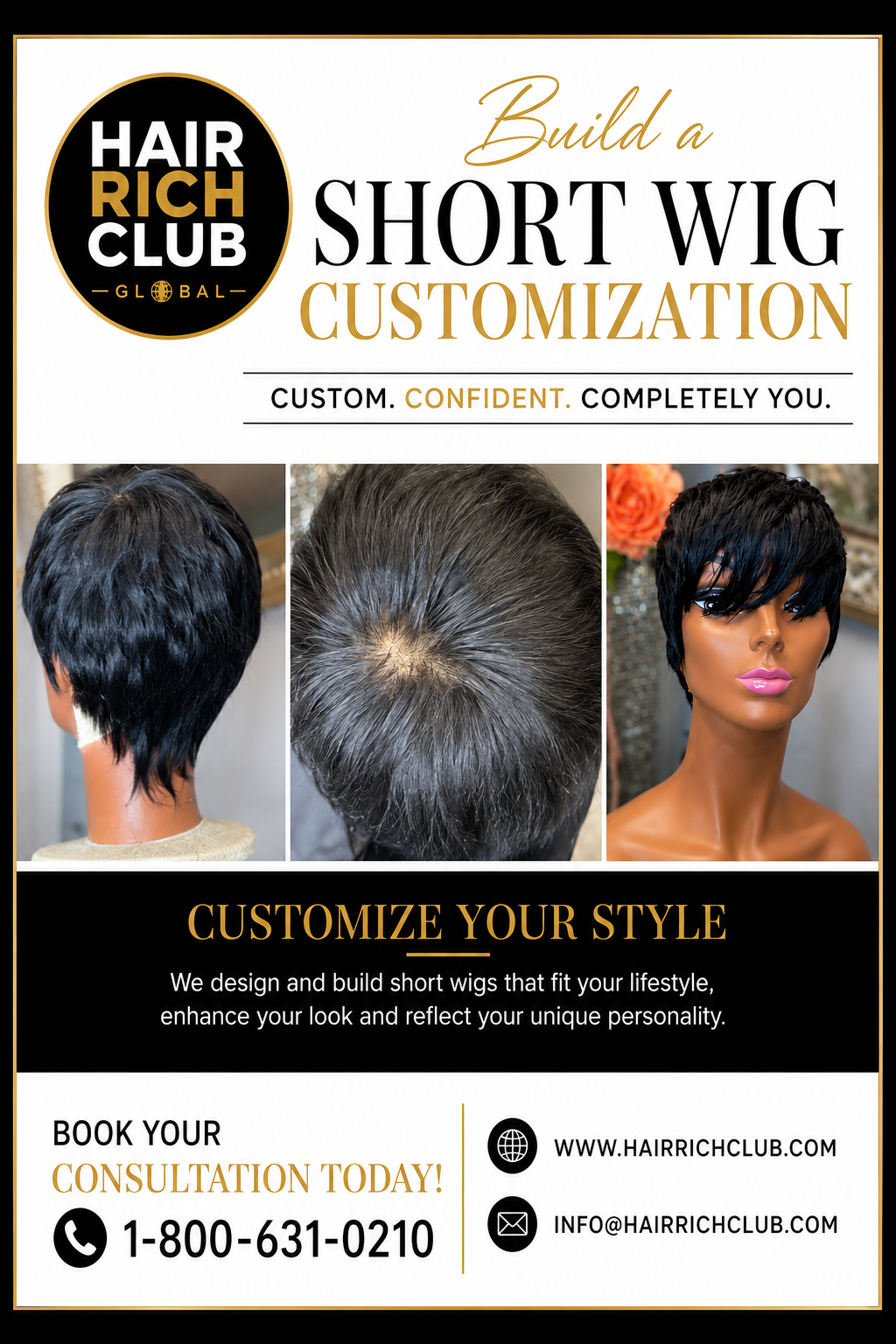 Build a Short Wig Option