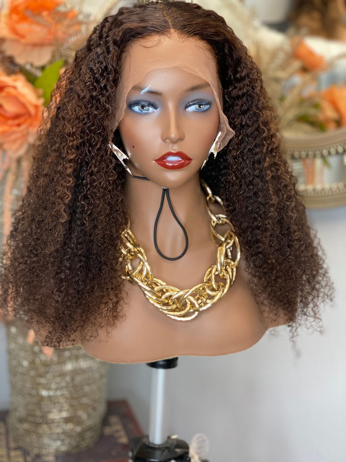 Chaka kinky curly frontal